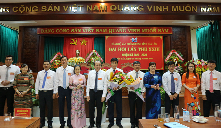 Đại hội Đảng bộ Văn phòng UBND tỉnh lần thứ XXIII, nhiệm kỳ 2020 - 2025